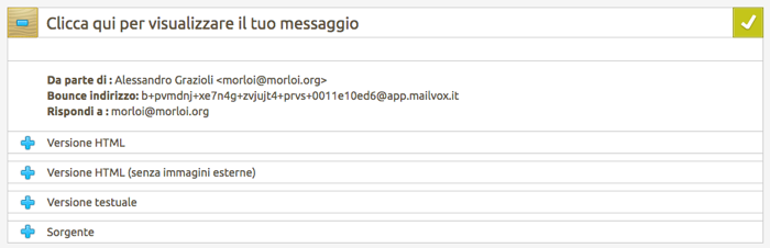 Il messaggio