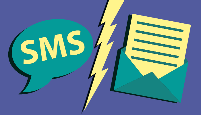 sms e email