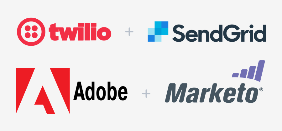 Acquisizioni di SendGrid e Marketo